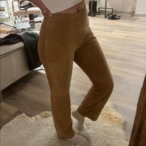 VTG camel leather pant✨✨